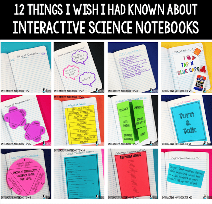 12 Things I Wish I Had Known About Interactive Science Notebooks — The Science Penguin