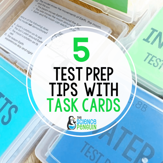 5 Tips for Science Test Prep with Task Cards — The Science Penguin