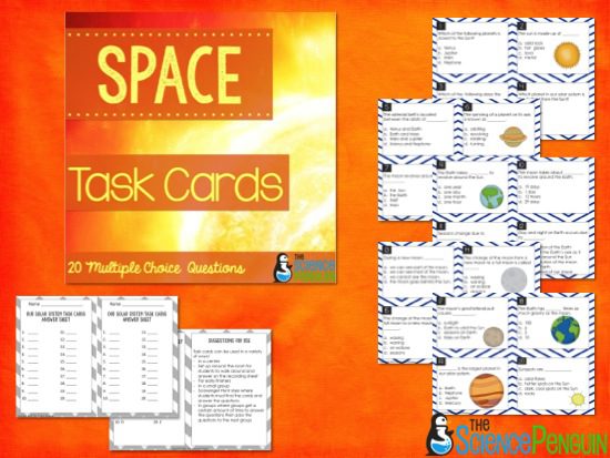 Science Task Cards Options and Bundle — The Science Penguin