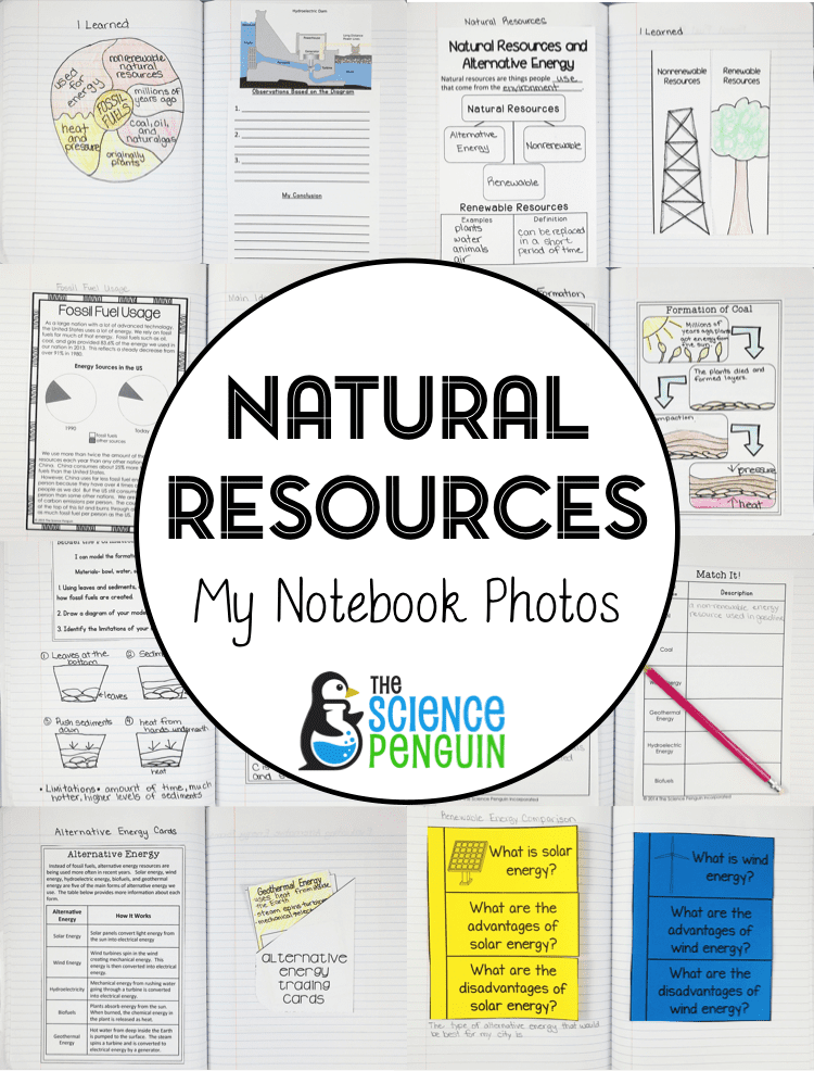 Natural Resources Notebook Photos