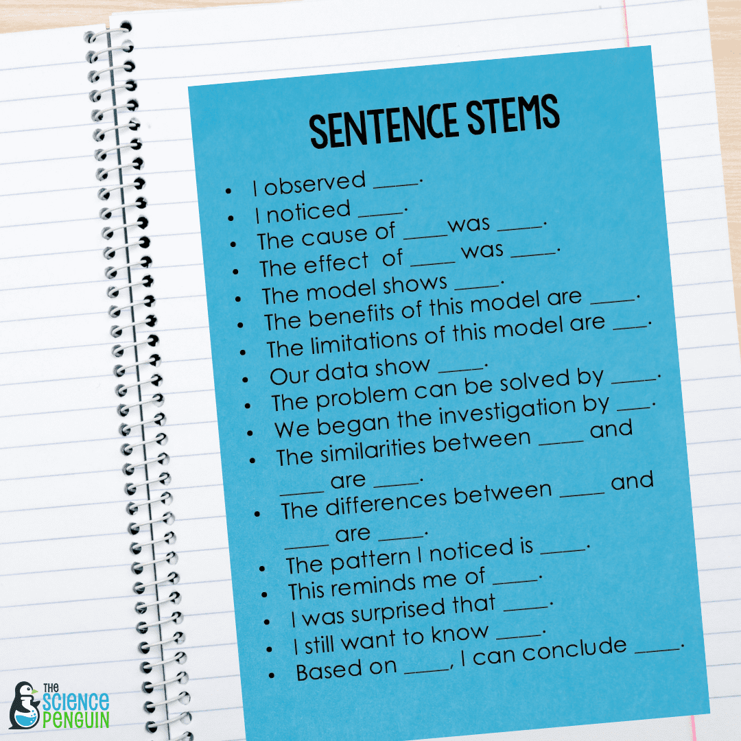 sentence stems for thesis statement