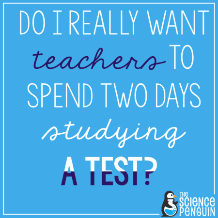 Do I really want teachers to spend 2 days studying a test? — The ...