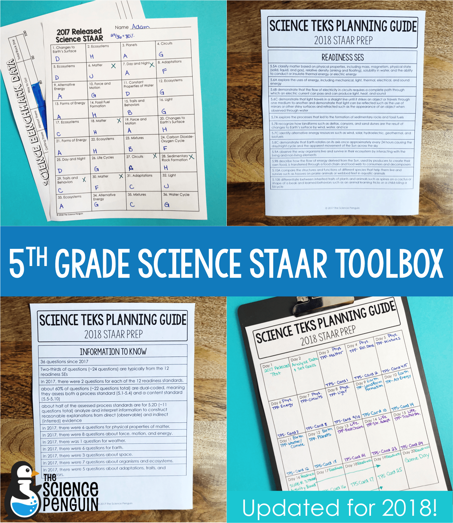 5th Grade Science Staar For 2018 The Science Penguin