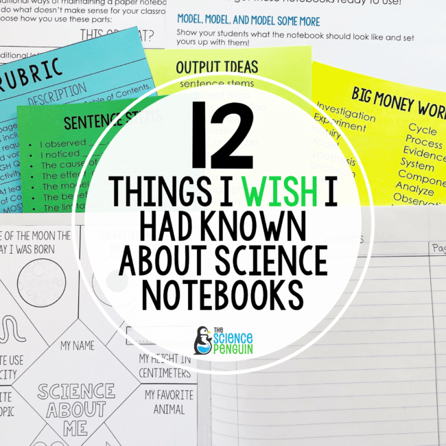 12 Things I Wish I Had Known About Interactive Science Notebooks — The  Science Penguin