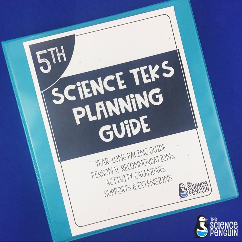 5th Grade Science TEKS Planning Guide — The Science Penguin