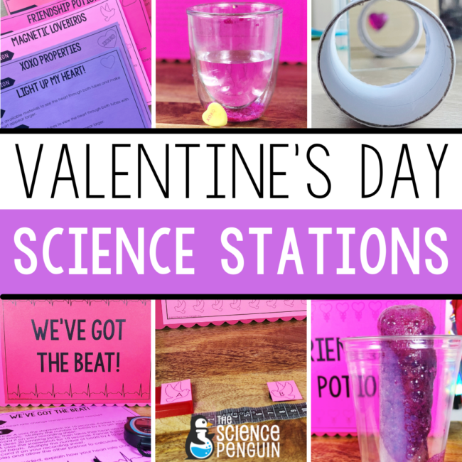 Valentine's Day Science Stations