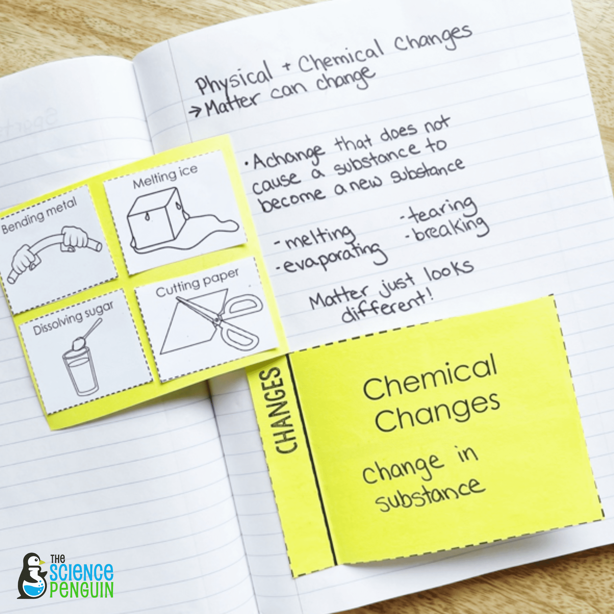 Science Notes Crafting 23 — The Science Penguin